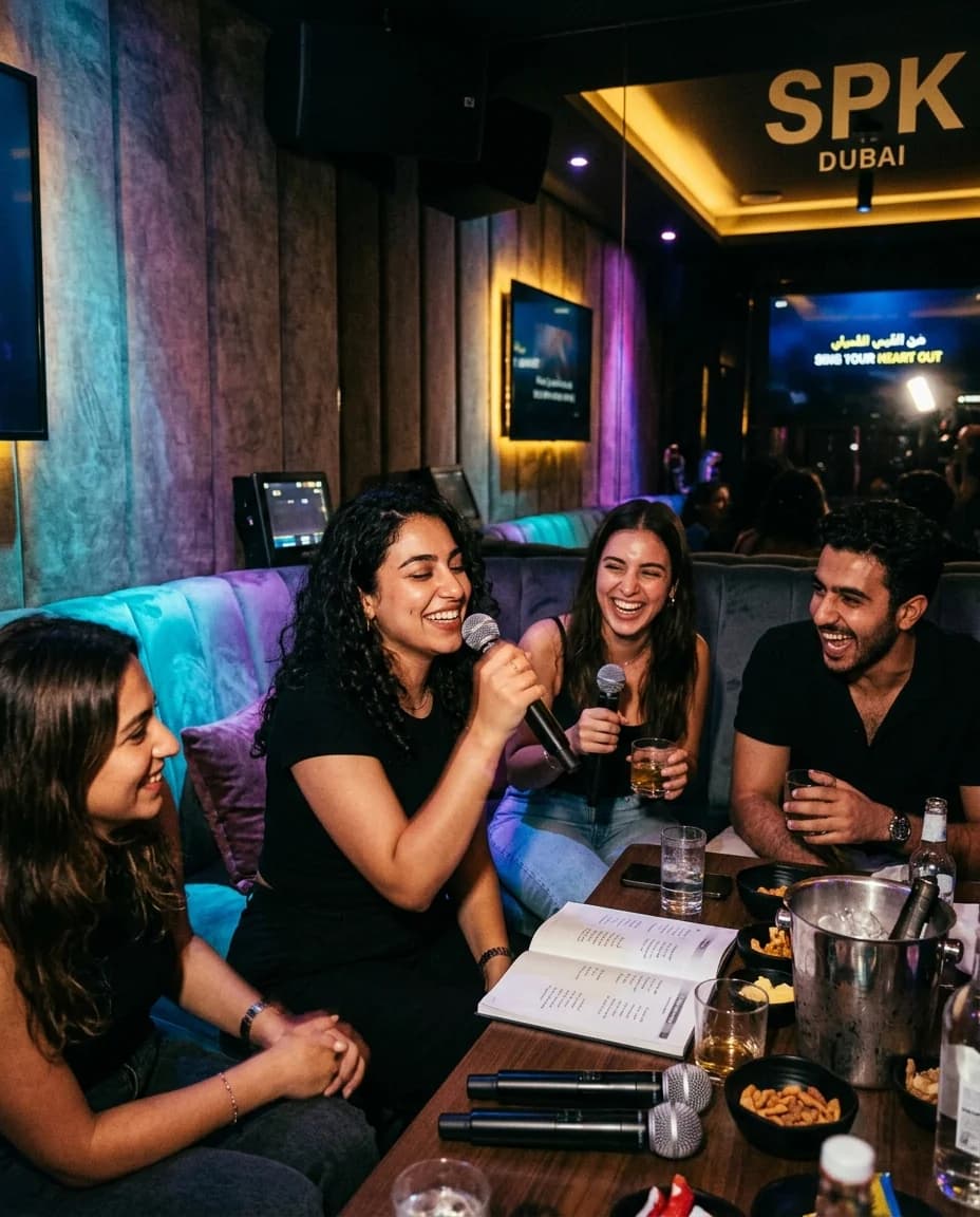 Inside SPK Dubai’s Private Karaoke Suites