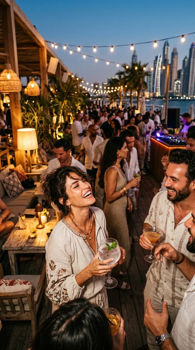 Baoli Dubai: Dinner-to-Night J1 Beach