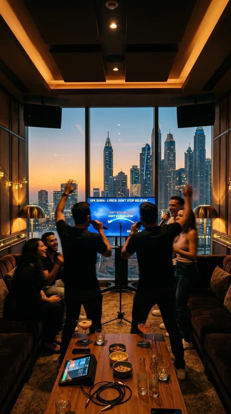 SPK Dubai Karaoke Suites, Your Private Night