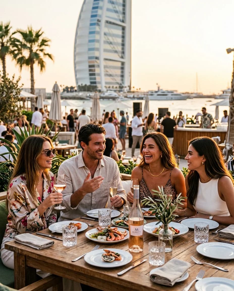 Verde Beach: St. Tropez Energy, Dubai Sand